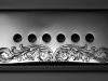 Engraved guitar pickup cover