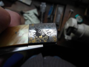 Pedersoli engraved knife