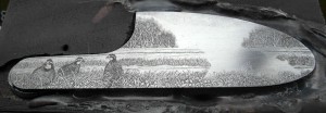 Perdretti work in progress engraving